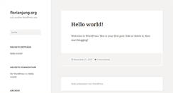 Desktop Screenshot of florianjung.org