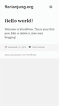 Mobile Screenshot of florianjung.org